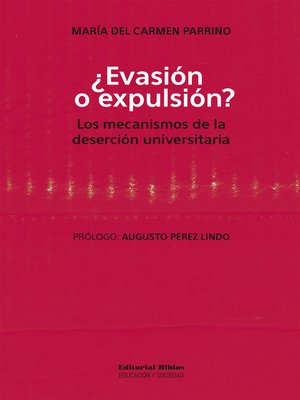 cover image of ¿Evasión o expulsión?